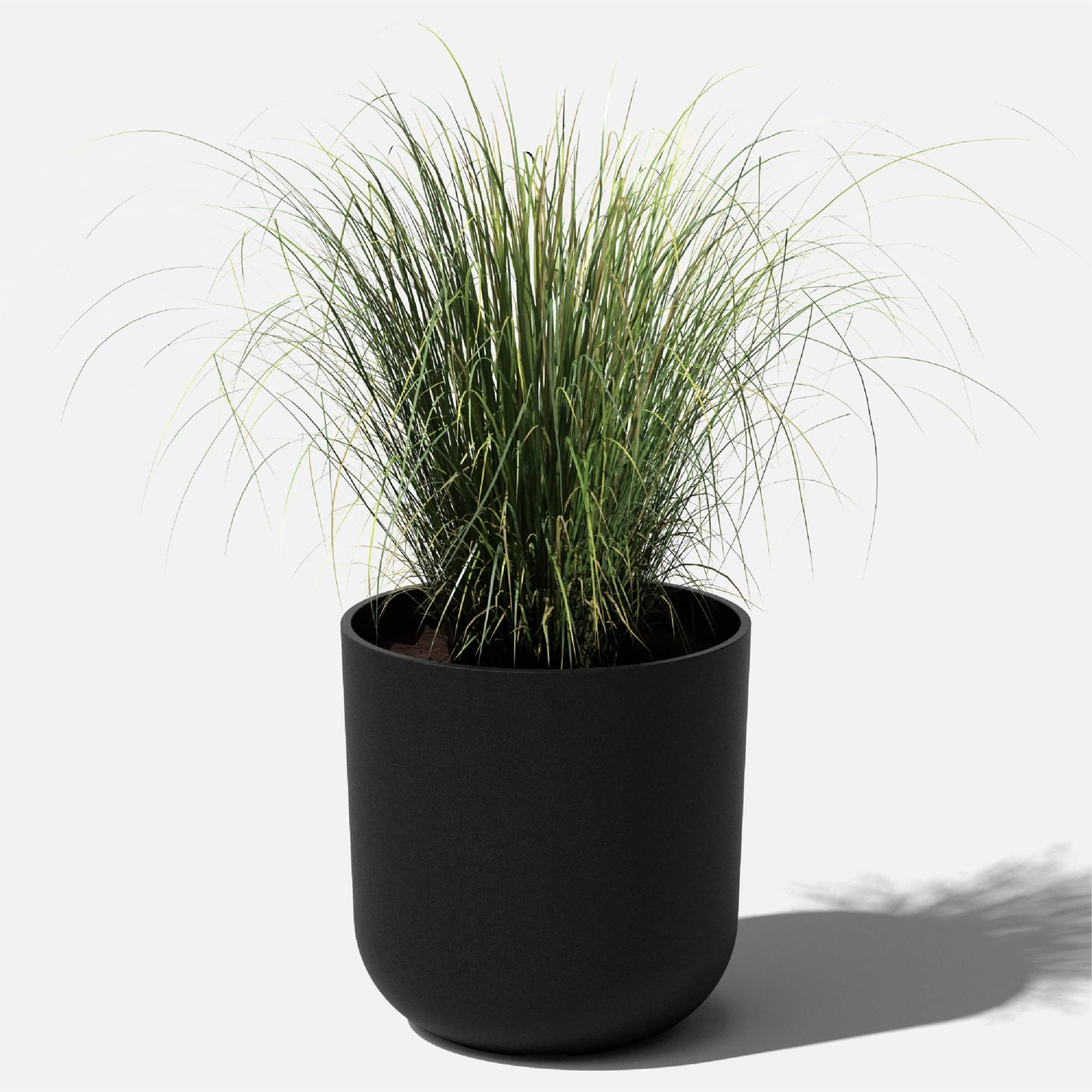 Veradek Round Black Plastic Planter Pots for Indoor/Outdoor Garden Use, with Drainage Holes, Suitable for Small to Large Succulent Plants, Flowers, Modern Interior Plants