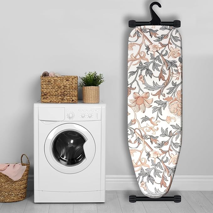 Thick Padded Ironing Board Cover and Pad – Extra Soft & Heatproof Surface –