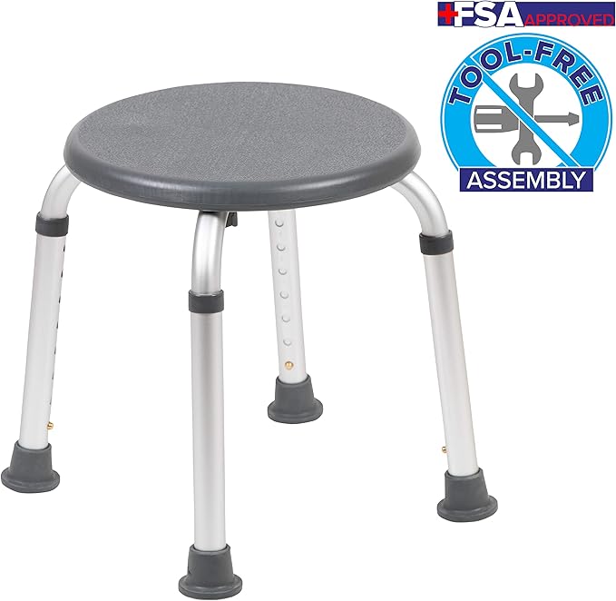 Flash Furniture Hercules Series Aluminum Bath and Shower Chair