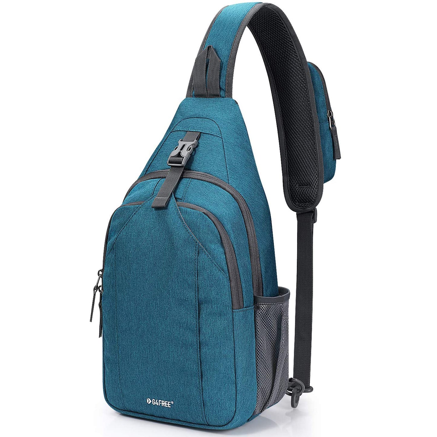 G4Free Sling Bag RFID Blocking Sling Backpack Crossbody Chest Bag Daypack for Hiking Travel