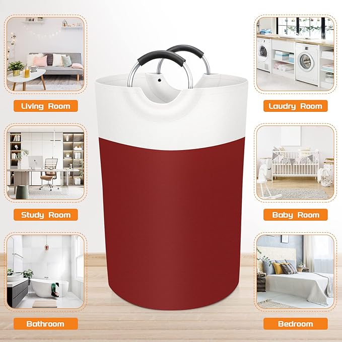 BlissTotes Laundry Basket, Laundry Hamper, Collapsible Laundry Baskets