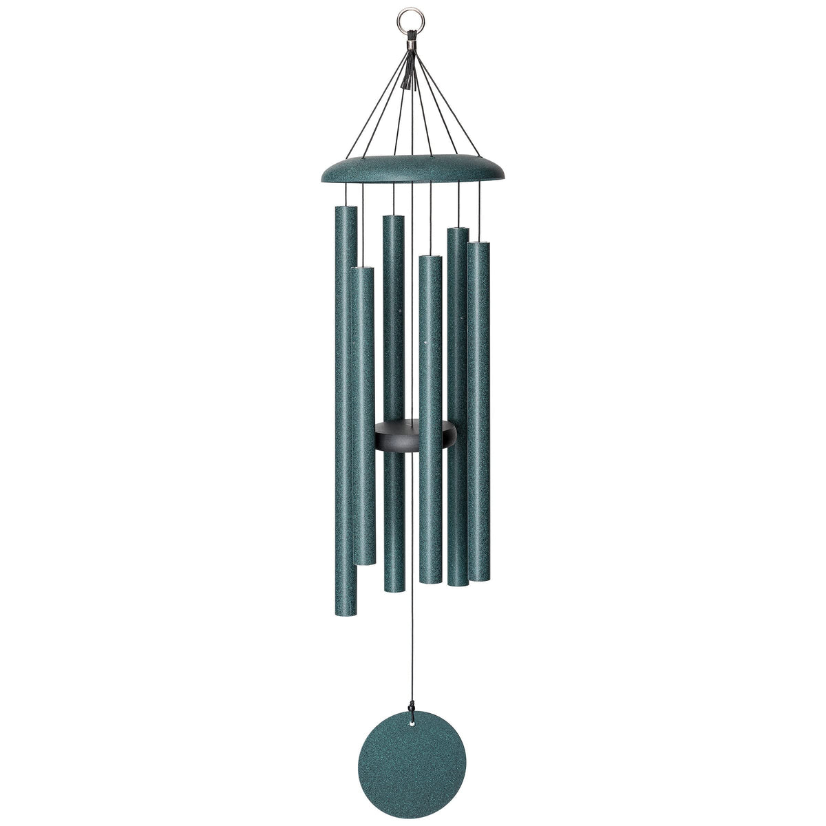 Corinthian Bells 36 Inch Green Large Wind Chimes for Outside, Outdoor Garden Wind Chime with Relaxing Sound, Made in USA