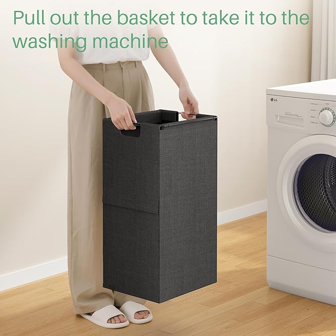 Kitstorack Laundry Hamper with Shelf