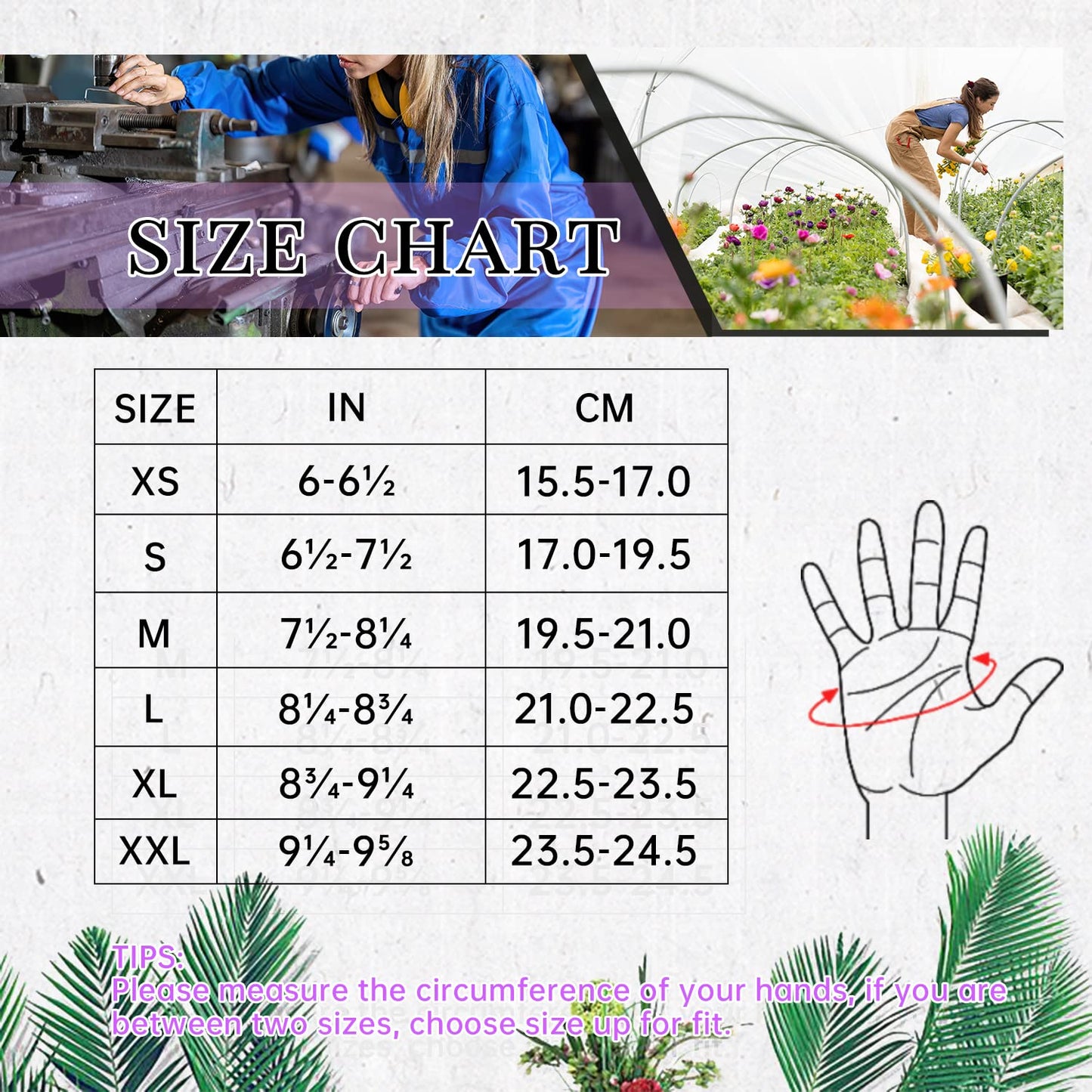 AIGEVTURE Work Gloves - Touchscreen, Utility, Mechanic, Lightweight Blue XL