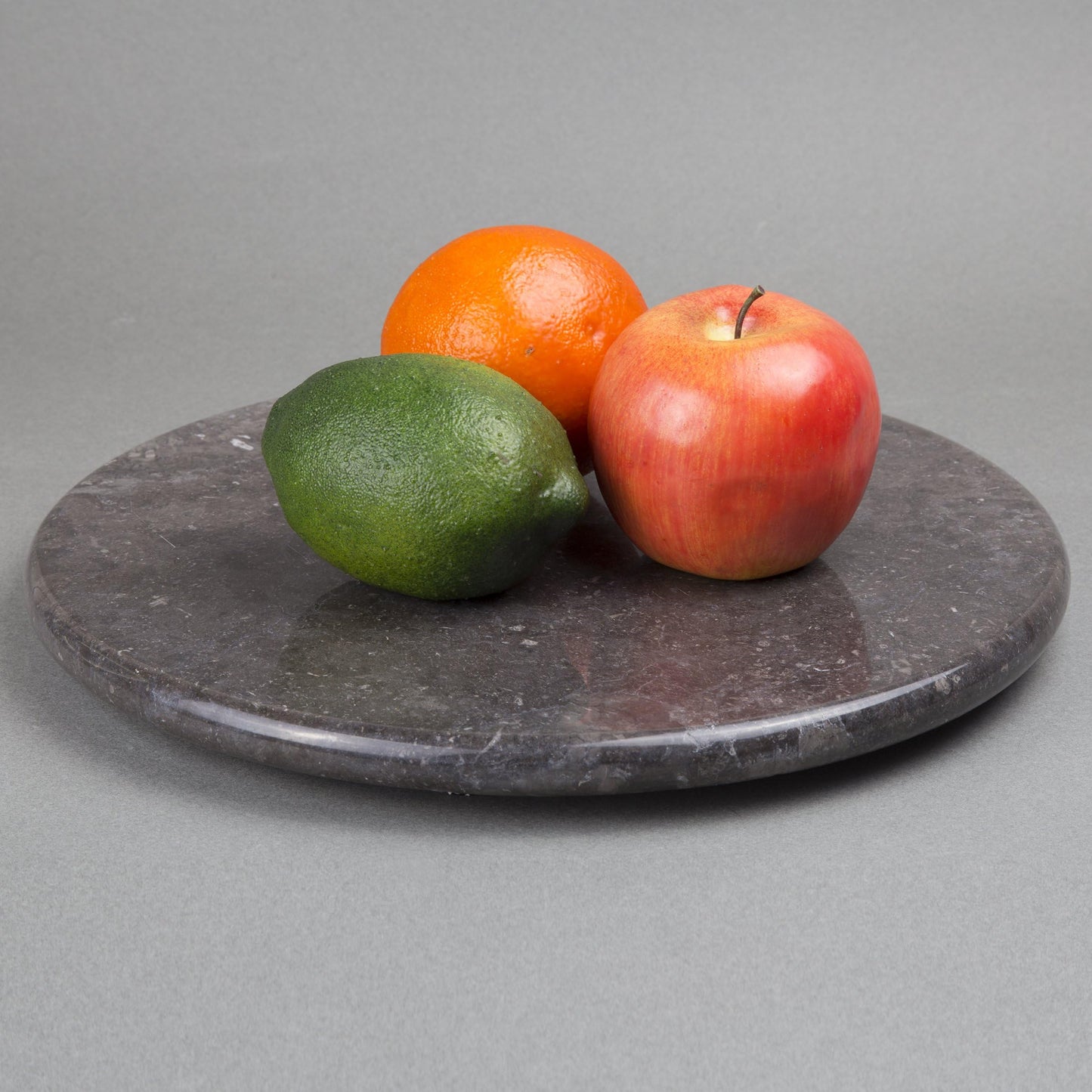 Creative Home 12 Inch Natural Charcoal Marble Cheese and Charcuterie Board