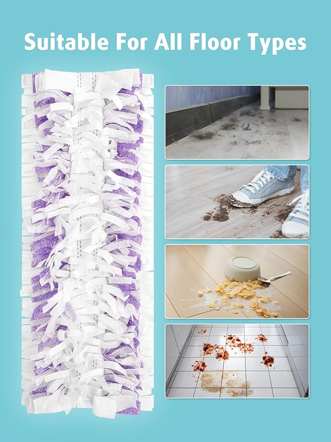 AIR U+ 12 Pack Disposable Power Mop Pads Refills