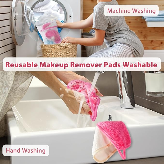 Makeup Remover Cloth, Makeup Remover Pads Microfiber Face Washcloth