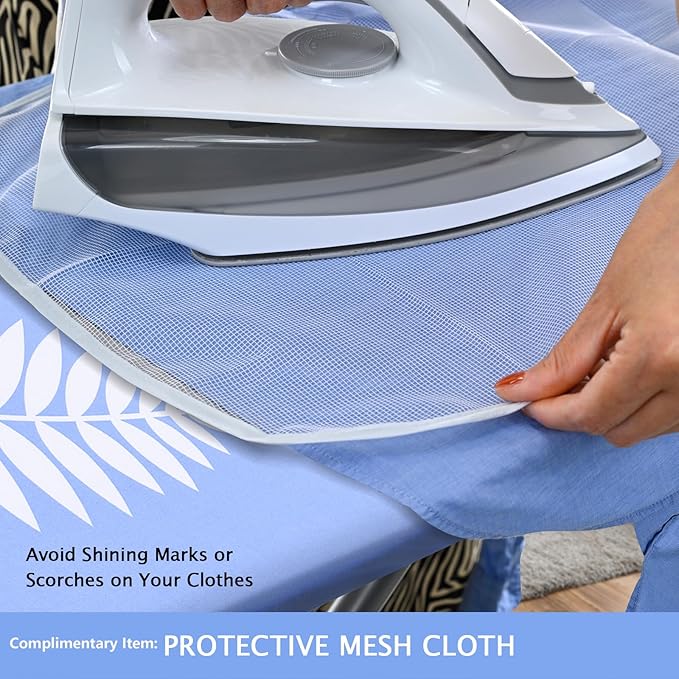 SheeChung Ironing Board Cover and Pad 15 x 49 Inch, Iron Board Cover