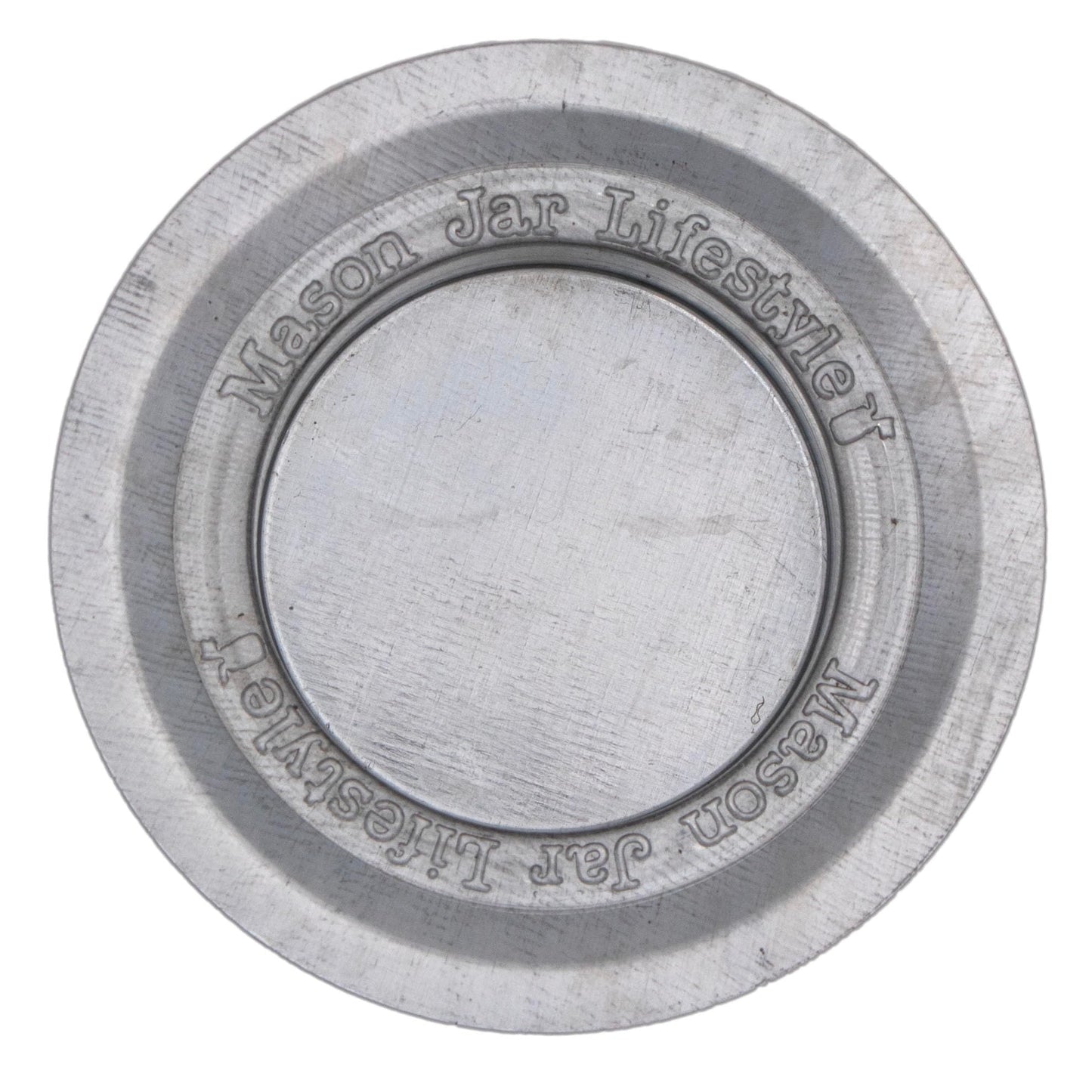 Tea Light Candle Holder Metal Lid Inserts by Mason Jar Lifestyle (6 Pack, Regular Mouth)