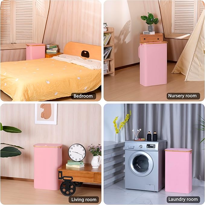 75L Slim Laundry Hamper, Narrow Laundry Basket
