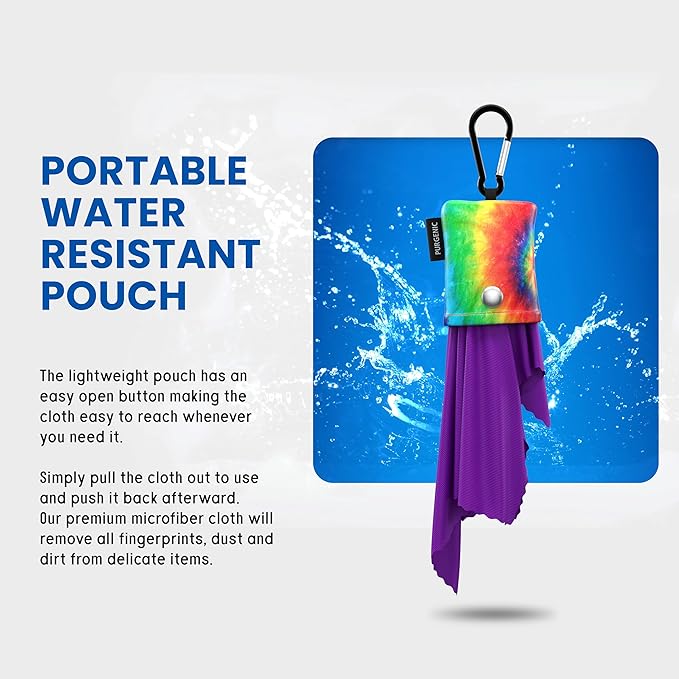 Microfiber Cloth & Glasses Wipes Lens & Glasses Cleaning Cloth