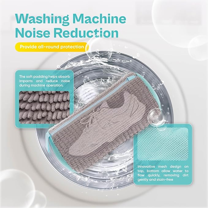Shoe Washing Machine Bag – 2 Pack Mesh Laundry Bags