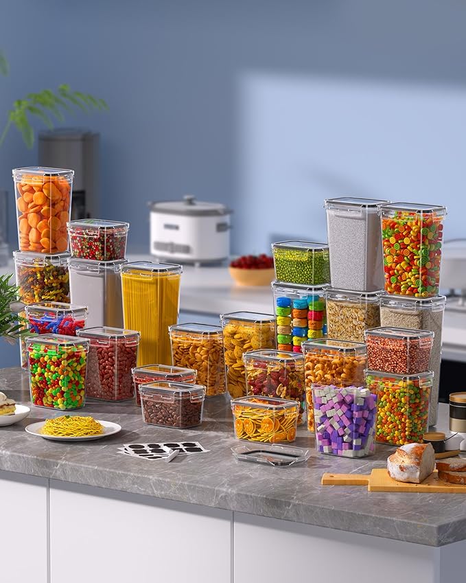 30 PCS Airtight Food Storage Containers