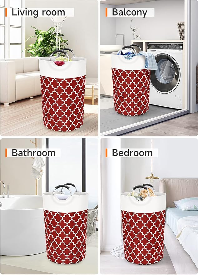 Large Laundry Basket Laundry Hamper Bag Washing Bin Clothes Bag Collapsible Tall