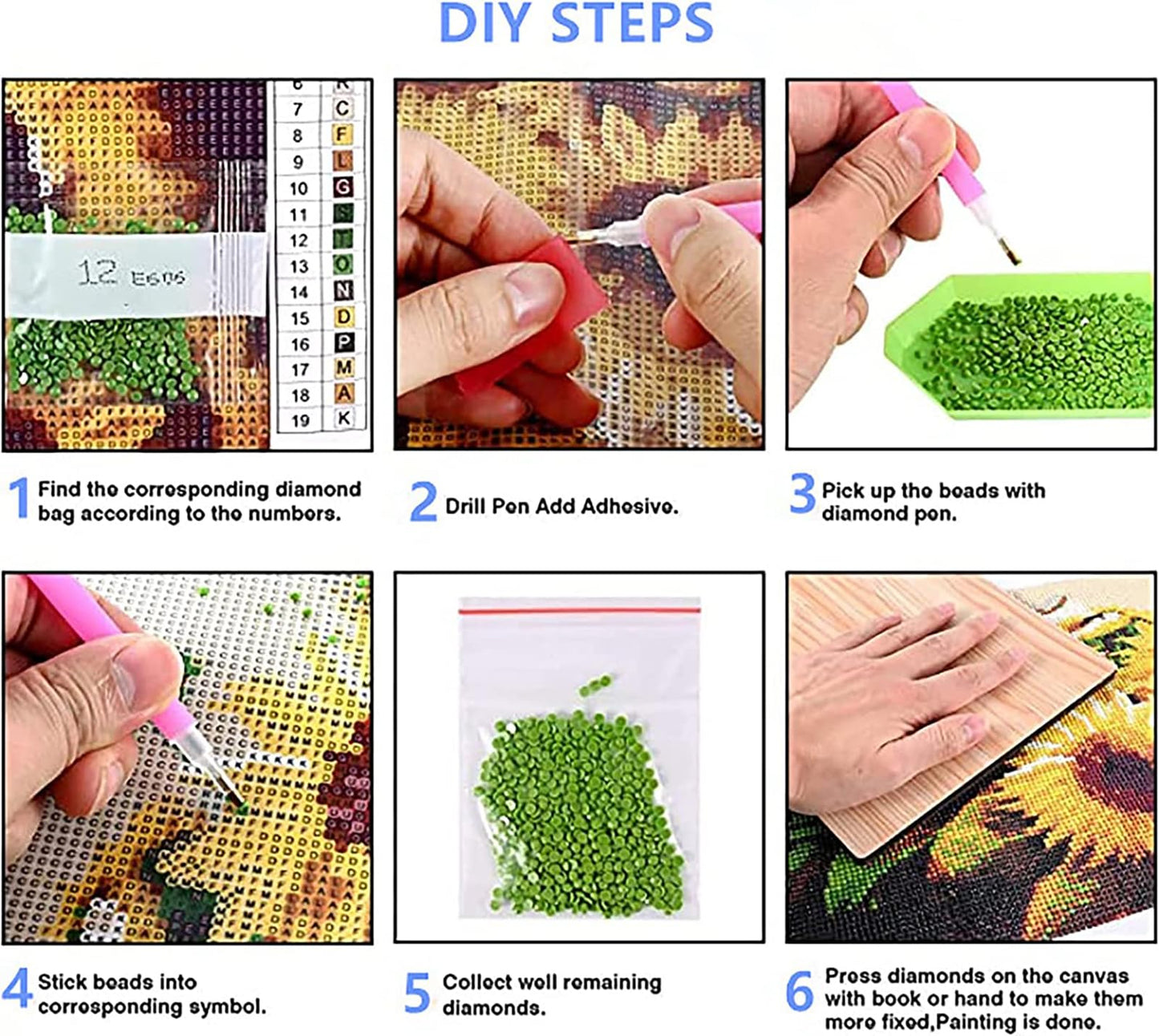GemZono Diamond Painting Kits for Adults,Four Season Tree 5D Diamond Art Kits for Adults Beginner Gem Art Full Drill Round Diamond Dots for Adults Home Wall Decor 12x16in/30×40cm