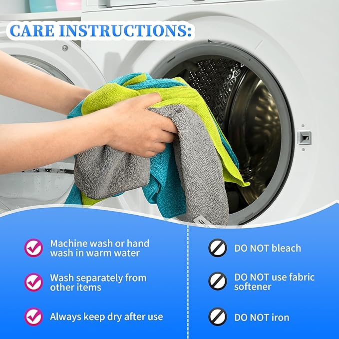 FIXSMITH Microfiber Cleaning Cloth