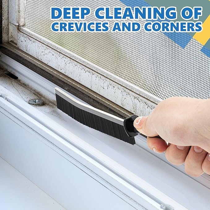 Crevice Cleaning Brush, Hard Bristle Crevice Cleaning Brush, Shower Cleaner