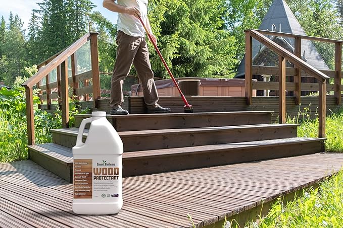 Plant-Powered 2.5-Gallon Wood Protectant, Protects from Water & UV Rays