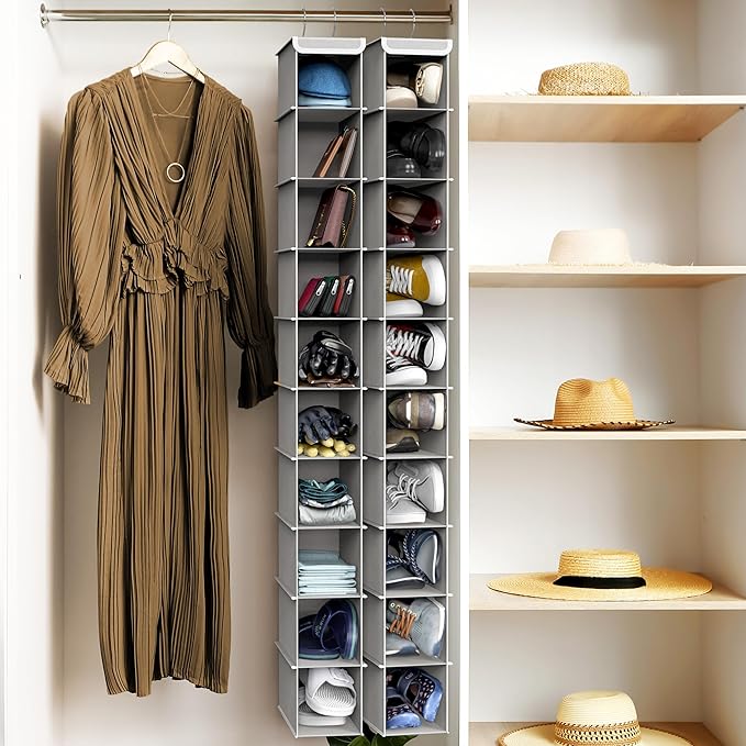 Simple Houseware 10 Shelves Hanging Shoes Organizer Holder
