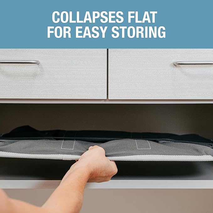 CleverMade Collapsible Laundry Basket 2 Pack – 60L Foldable Clothes Hamper