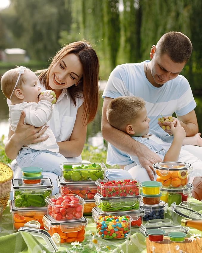40 Piece Food Storage Containers