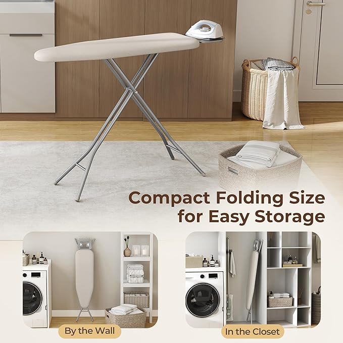 Yaheetech Foldable Ironing Board, Heavy Duty Iron Board