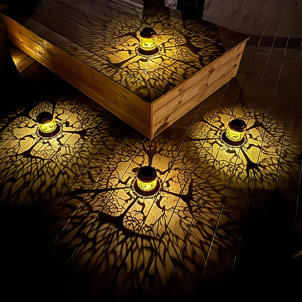 Deer Solar Lanterns Outdoor Waterproof Hanging Solar Lights Deer Gifts for Women Men Metal Decorative LED Lanterns for Yard,Patio,Lawn,Tabletop,Pathway,Landscape,Garden Decor
