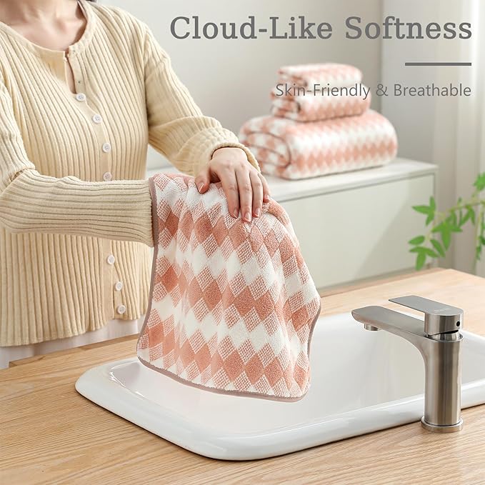 4 Piece Extra Large Bath Towel Set Oversized Bath Sheet 35"x70" Bathroom Towel