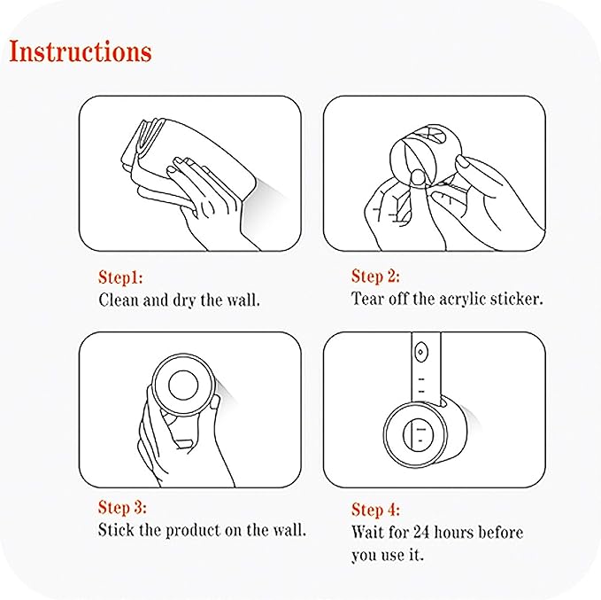 Electric Toothbrush Holder, Wall Mounted