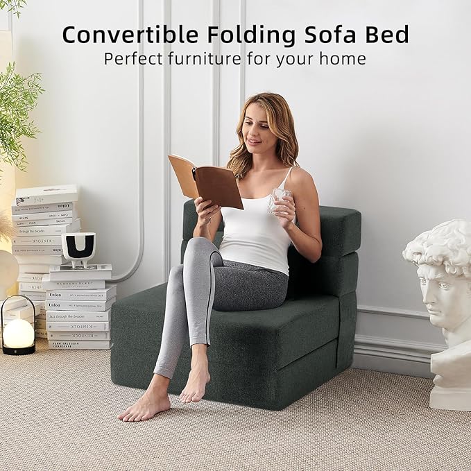 FILUXE Folding Sofa Bed | Convertible Sleeper Chair Bed