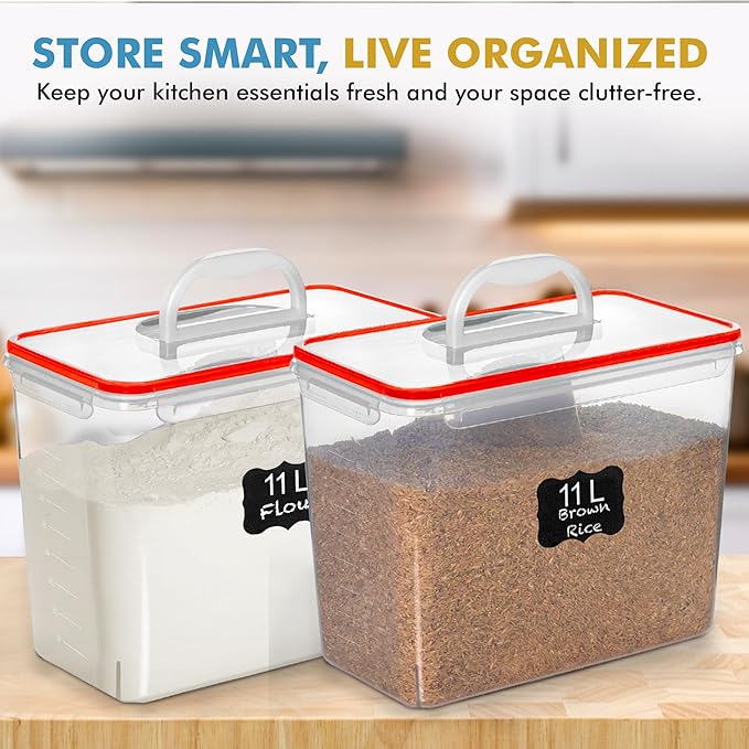 Shazo 2 PC Flour Sugar Storage Containers