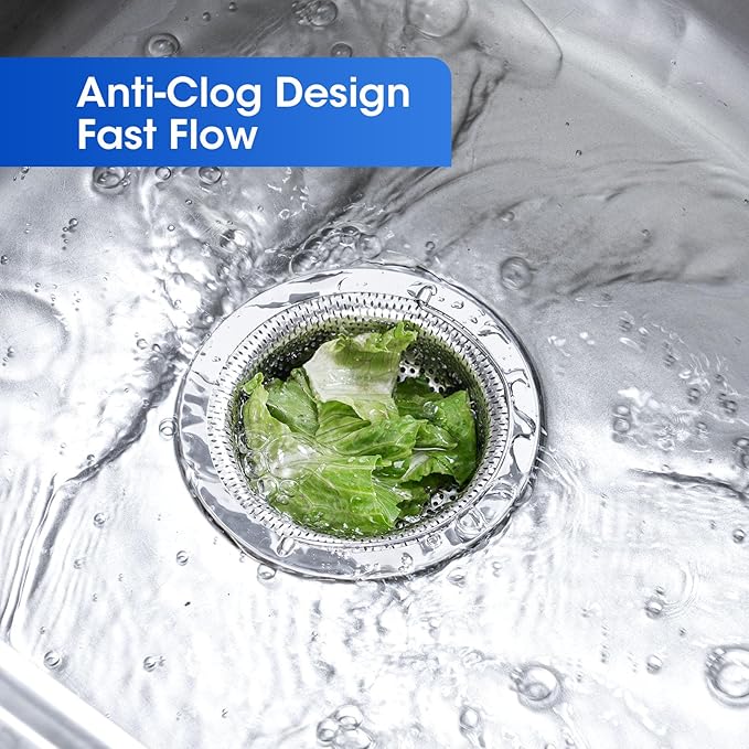 2 Pack 4.5" Kitchen Sink Strainer