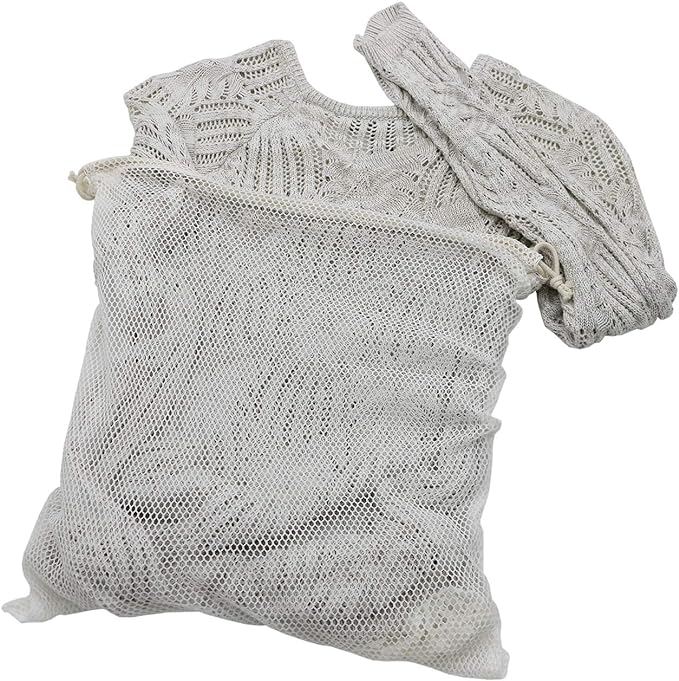 Simple Ecology Organic Cotton Mesh Laundry Bag; Machine Washing Bags