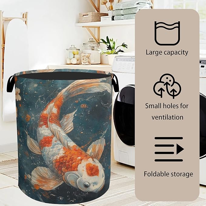 Japanese Style Fish Laundry Basket