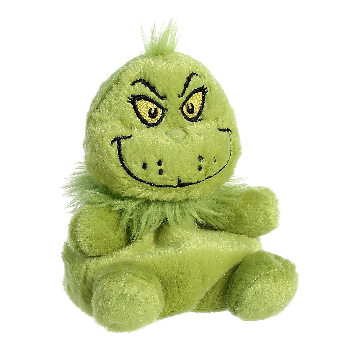 Aurora® Whimsical Dr. Seuss™ Palm Pals™ Grinch Stuffed Animal - Officially Licensed Plush for Imaginative Play - Perfect for Kids and Adults - Green 4.5 Inches