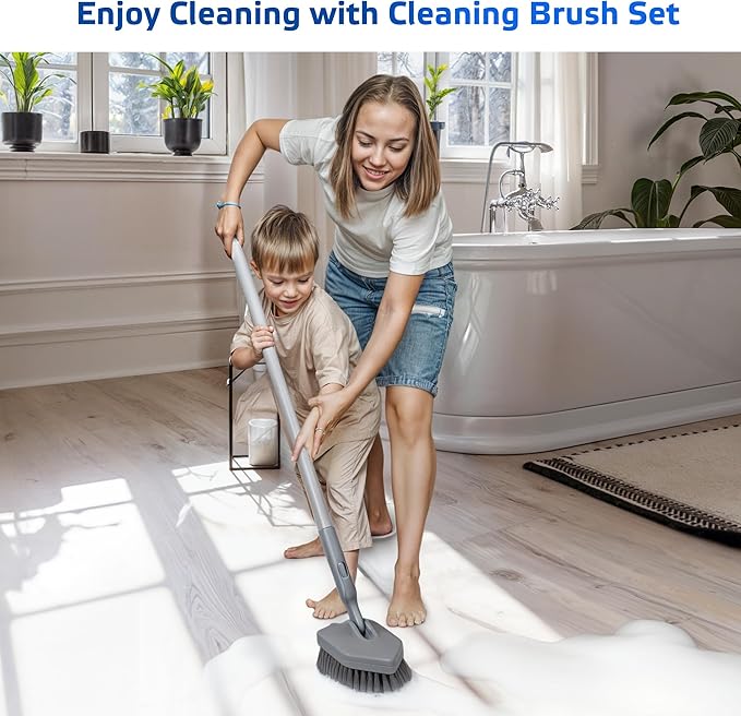 DSV Standard Tile Tub Scrubber Brush Shower Scrubber