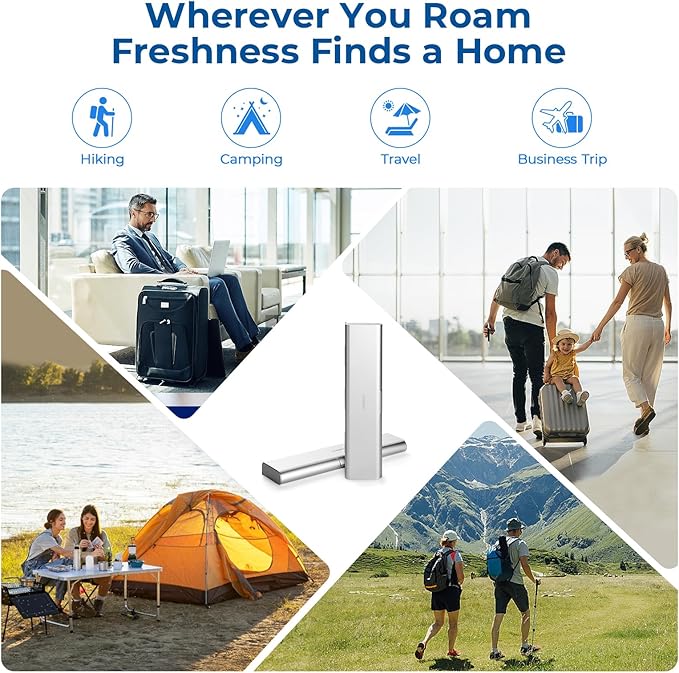 Wider Aluminum Toothbrush Travel Case, Portable Travel Toothbrush Holder