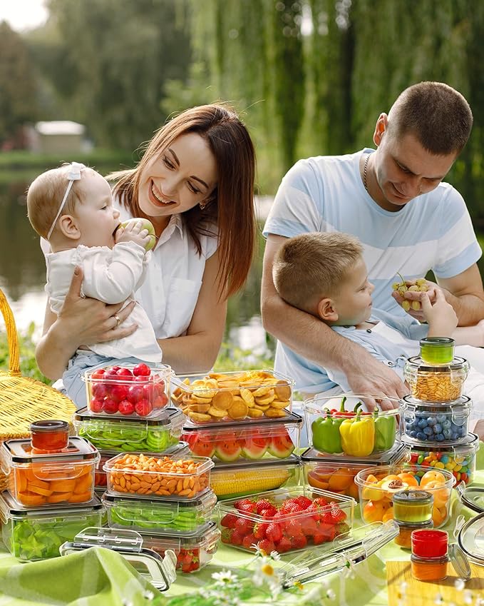 46 Piece Food Storage Containers