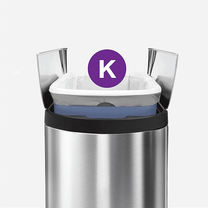 simplehuman Code K 100 Count, Dispenser Pack Custom Fit Liners, Drawstring