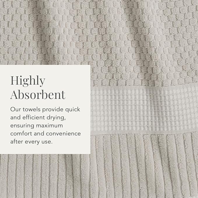 NY Loft 100% Cotton 2 Pack Bath Sheet Towel Set | Absorbent Quick-Dry Oversize
