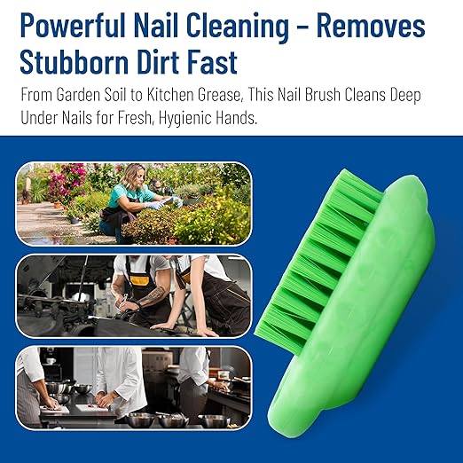 SPARTA Nail Scrub Brush Commercial-Grade, Heavy-Duty Hand and Fingernail Brush