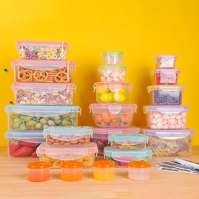 RockBerry 46 PCS Food Storage Containers