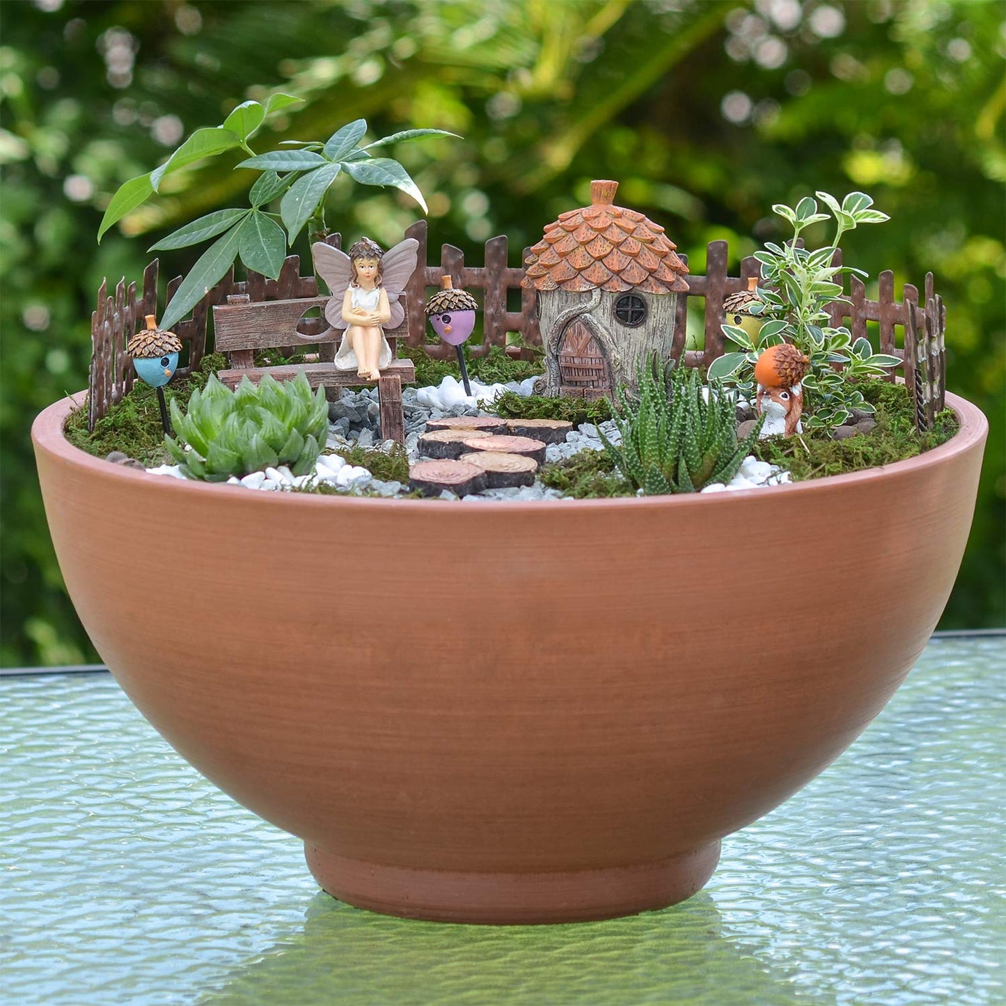 Adoring Acorns Fairy Garden Kit - 11 Piece