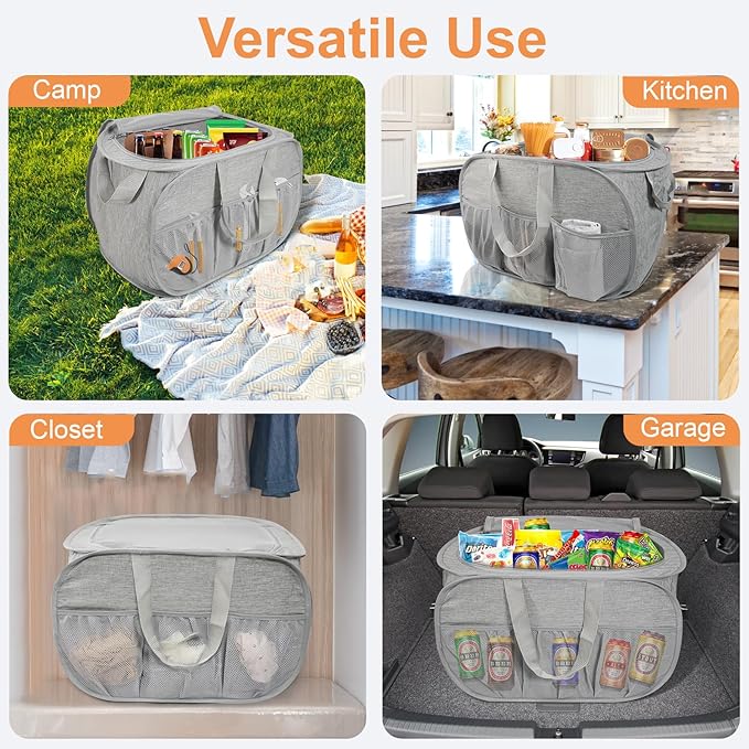 4 Pack Collapsible Laundry Baskets