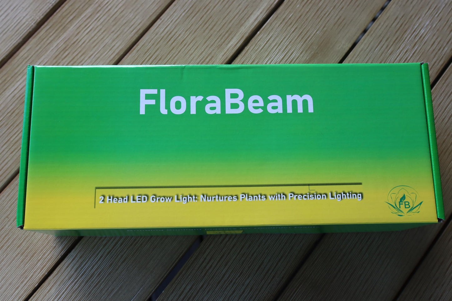 FloraBeam Plant Grow Light - 6000K Full Spectrum with Adjustable Red & White LEDs, 10-Level Dimming, USB Powered Clip-On Lamp for Indoor Plants, Timer Function (2 Head)