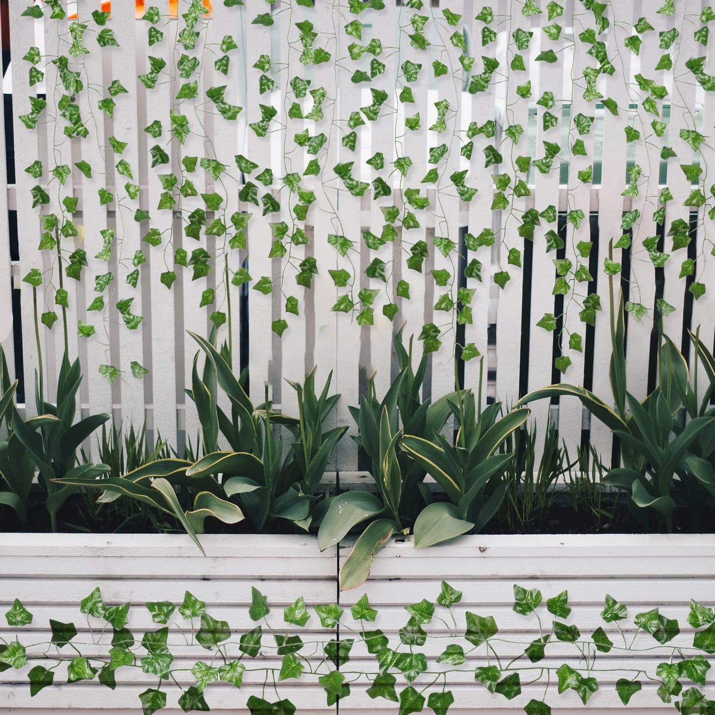 ARTKAIKE Fake Vines for Room Decor(12 Pack 84 Feet) Aesthetic Artificial Plant Ivy Leaves Hanging Greenery Garlands for Home Bedroom Wall Wedding Party Decor
