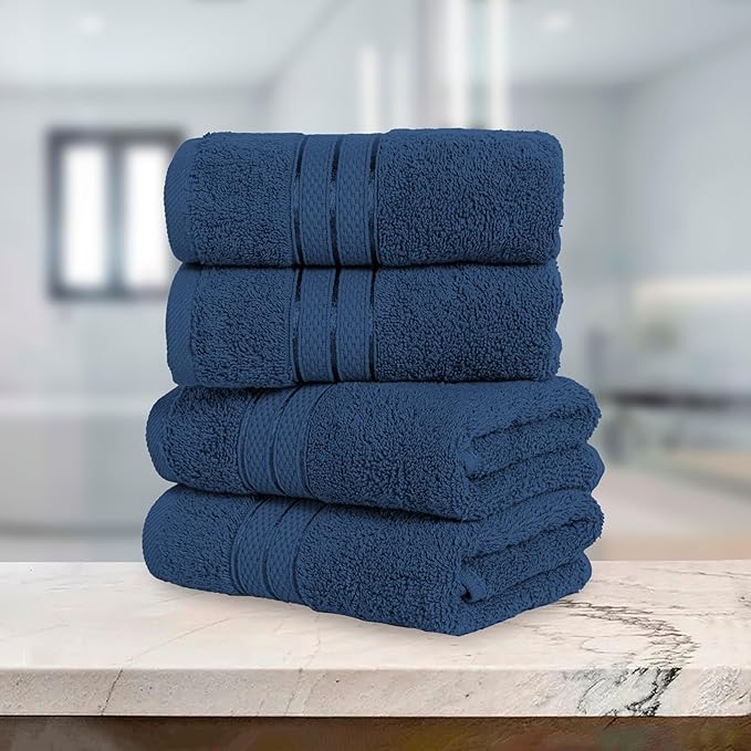 Elegant Comfort Three Line Popcorn Towel Set