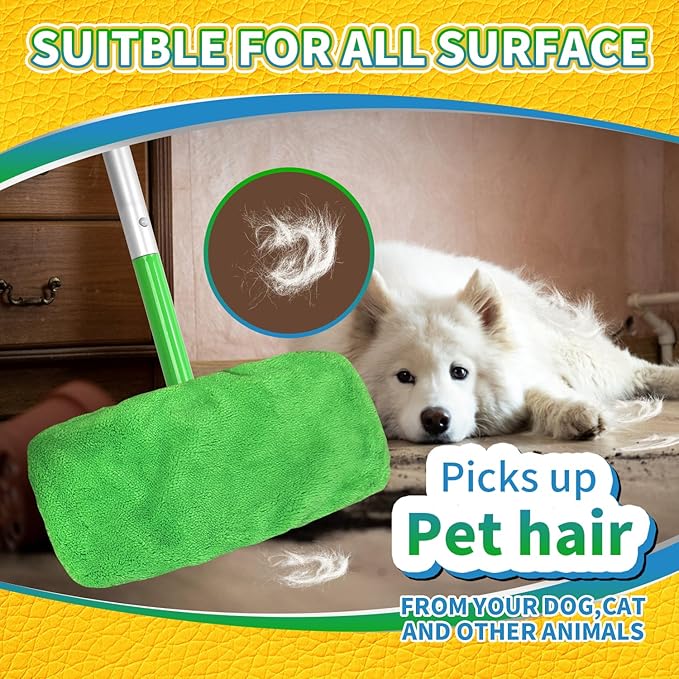 5 Pack Reusable 100% Chenille Mop Pads Compatible
