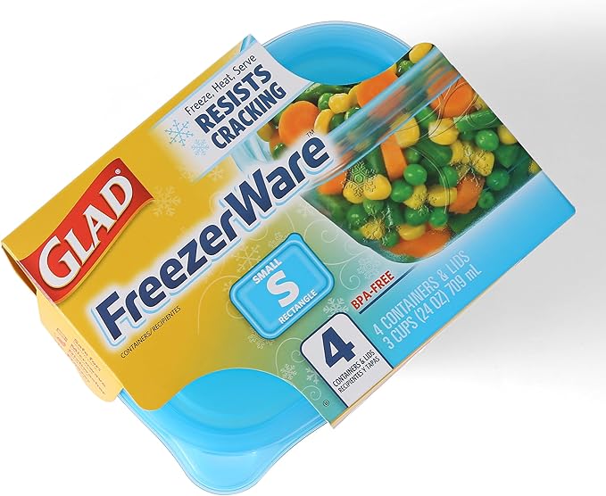 Glad GladWare Freezerware Food Storage Containers