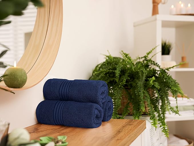 Utopia Towels 6 Piece Premium Hand Towels Set, 16 by 28 inches, 100% Ring Spun